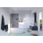 Ursa 34 in. x 58.25 in. Frameless Gray Tinted Single Fixed Bath Panel-90493659