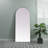 Sabine Metal Arch Wall Mirror-272105435-272395857