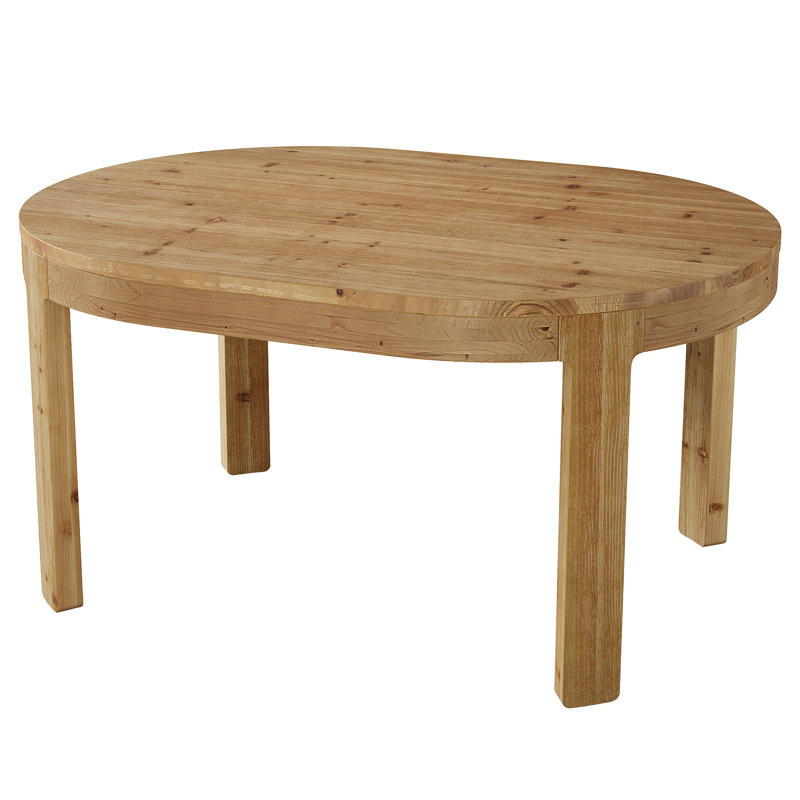 Oval Solid Wood Dining Table