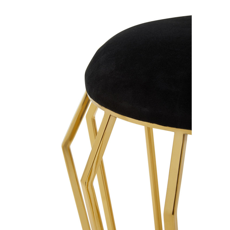 Monastiri Stainless Steel Accent Stool