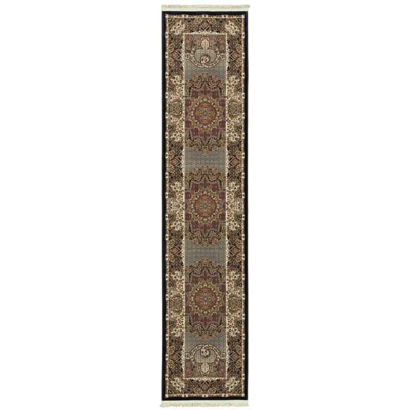 Gorski Oriental Indoor Rug, Runner 2'3" x 10'
