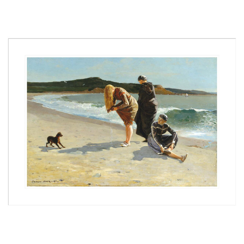 «Eagle Head Manchester Massachusetts (High Tide)» par Winslow Homer, impression giclée encadrée, H 22,13 po x l 29,5 po