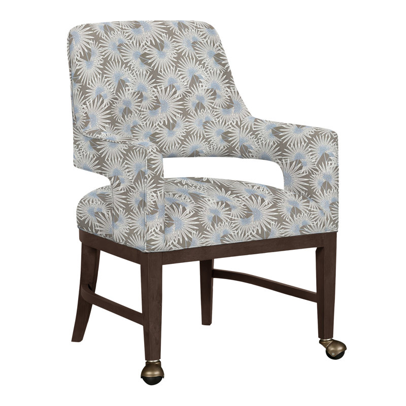 Chaise avec accoudoirs Josie Grande, 4850 Indigo, Noisette