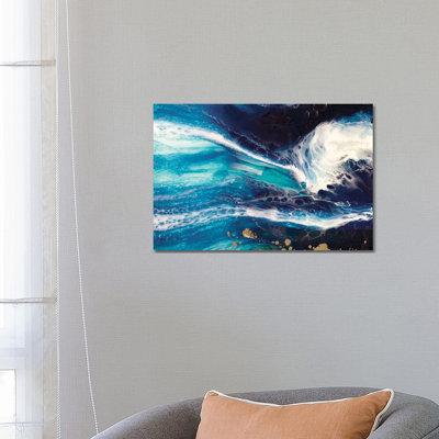 Blue Deep Pandora by Antuanelle - Wrapped Canvas Print