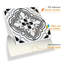 5.91'' W x 5.91'' L PVC Peel and Stick Field Tile