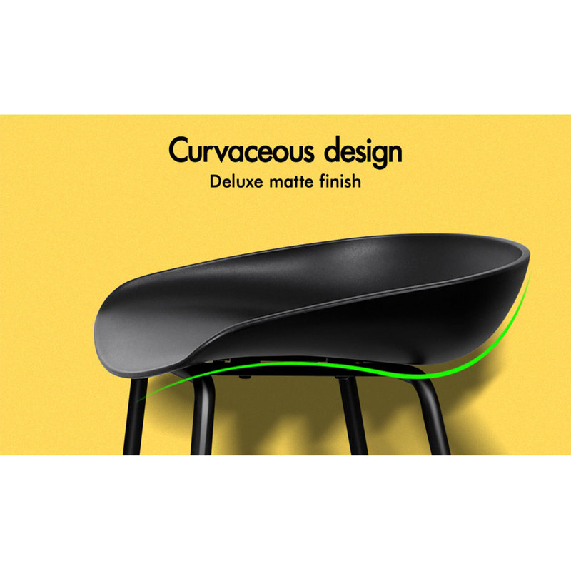 Norson Bar Stool, Black