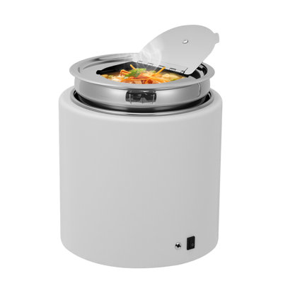 Chauffe-soupe électrique 11,62 pte 300 W - Acier inoxydable 304 pour la cuisine, le restaurant et le buffet