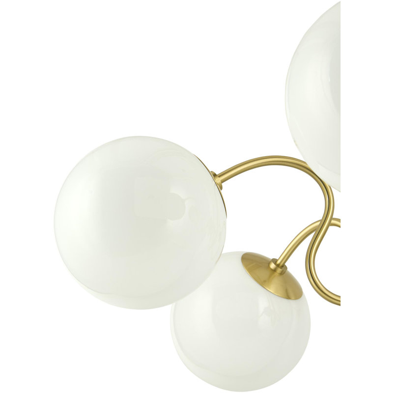 Lunavia Chandelier, 6 Lights, 12" H x 38.4" W x 38.4" D