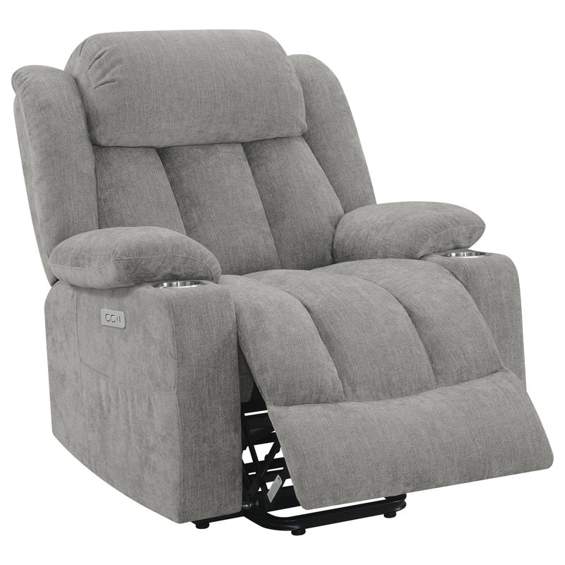Fauteuil inclinable électrique relevable Beca Grey, Gris