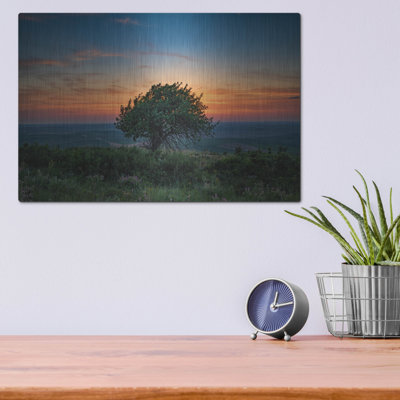 Mur en métal Millwood Pines «Sunset On Steptoe Butte» par Rick Berk