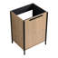 Meuble-lavabo moderne 24 po - Contreplaqué café, espace de rangement spacieux-1472343926