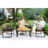 4-Piece Patio Furniture Set Outdoor Balcony Porch Garden Backyard Lawn Furniture Acacia Wood Table Top-777482363-777482361