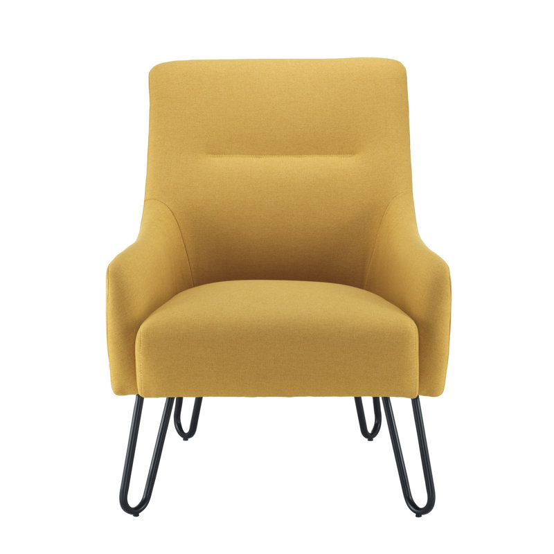 Foerer Reception Chair, Mustard