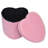Fuzzy Teddy Heart Shaped Storage Ottoman