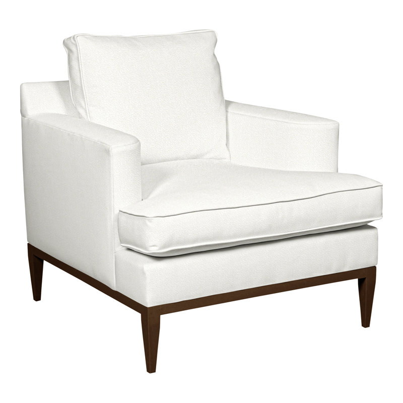 Camilla Armchair, Kempsey Sheepskin, Dove Gray