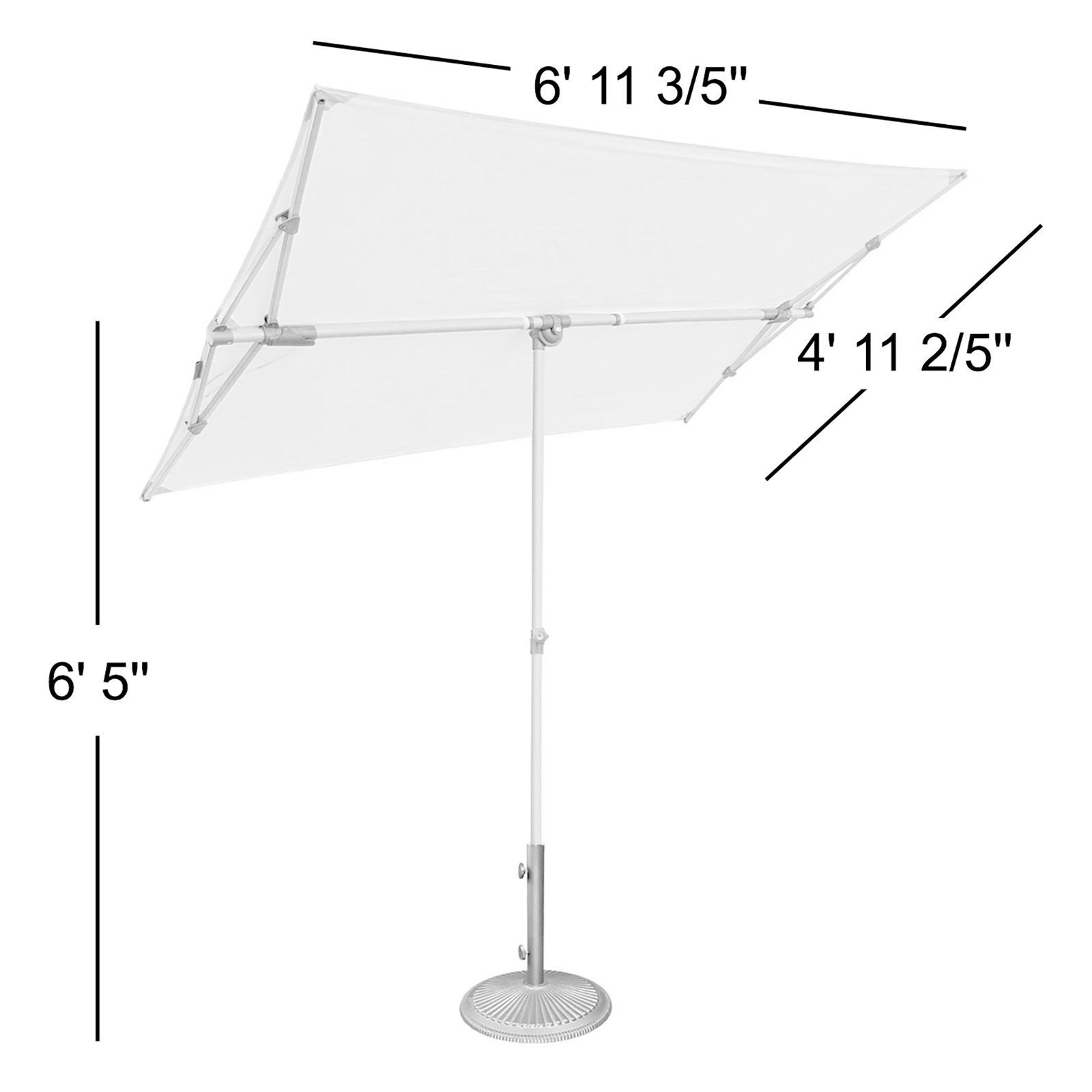Karlson 83.6'' Outdoor Umbrella, Natural