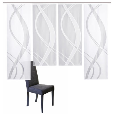 Mccourt Semi Sheer Curtain Panel Pair