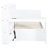 Twin Size Daybed In White With 3 Practical Drawers & Desk - Pine Construction For Bedroom Organized And Ports-2009319207-2009319206