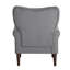 Chaise d'appoint à dossier en velours gris foncé, Home Decor Choice Space Design