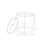 Repose-pieds avec rangement Homepop-100811349