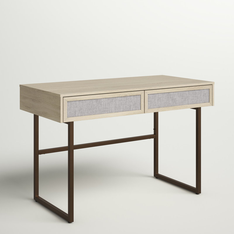 Irvin Aluminium Writing Desk, Bishop Oak