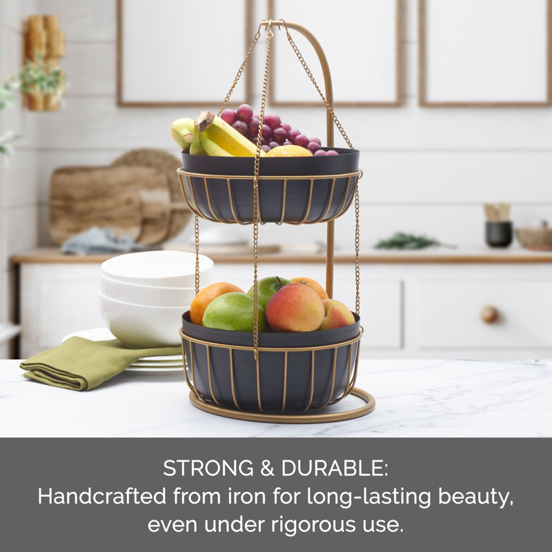 Mikasa Gourmet Basics Aztec 2 Tier Basket