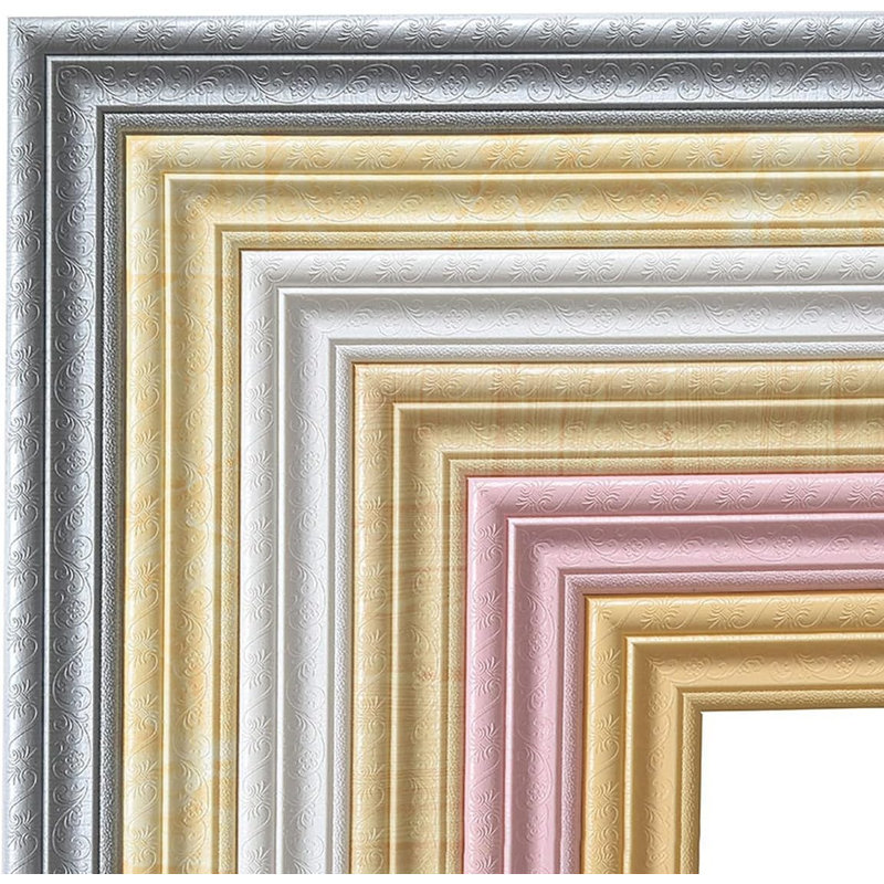 Plinthe de 90,5 pouces en mousse autoadhésive, plinthe d'angle pour décorations murales, plafonds et décorations pour la maison