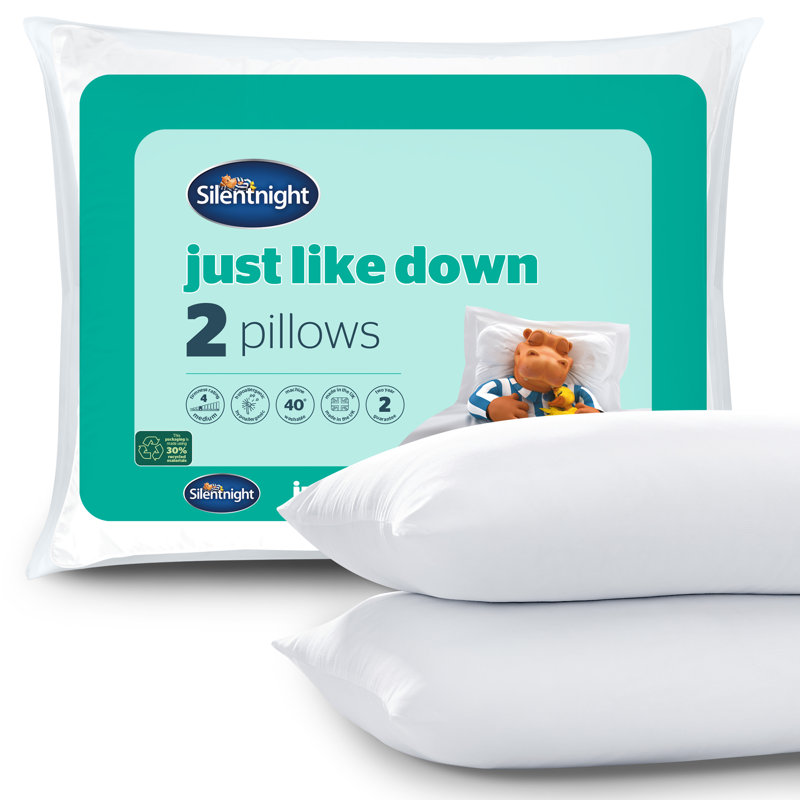 Silentnight Just Like Down Pillows - 2 Pack