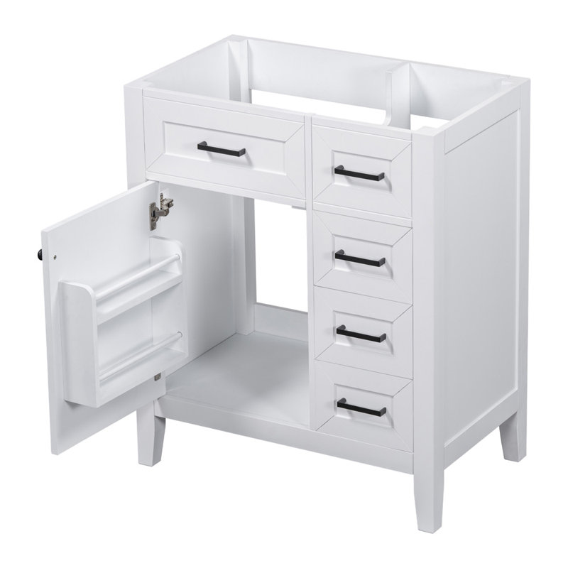 Bathroom Vanity Without Sink (White)