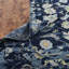 Timeless Fusion Hand Knotted Wool Floral Area Rug in Blue-715996651