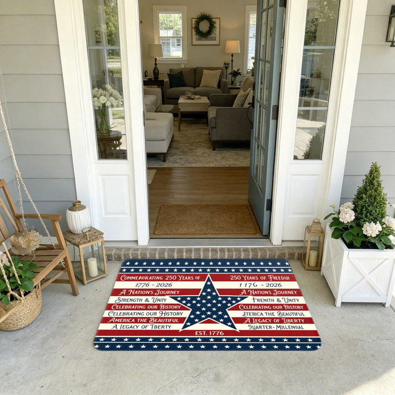 Tapis de bienvenue 250 ans 1776-2026