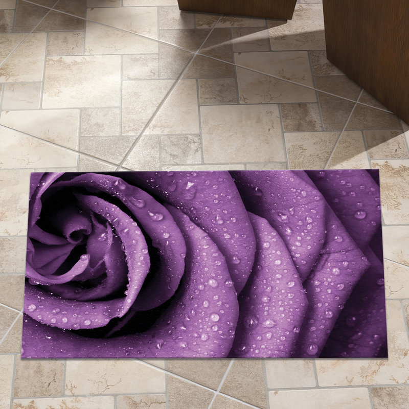 Chic Soft Non-Woven Rug with Exquisite Oriental Floral Design for Interior Decor Enhancement, Rectangle 3'3" x 4'11"
