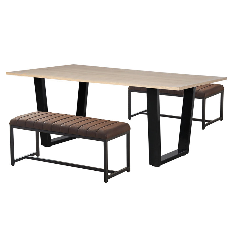 Antigua 4 - Person Dining Set, 77cm H x 180cm L x 80cm W