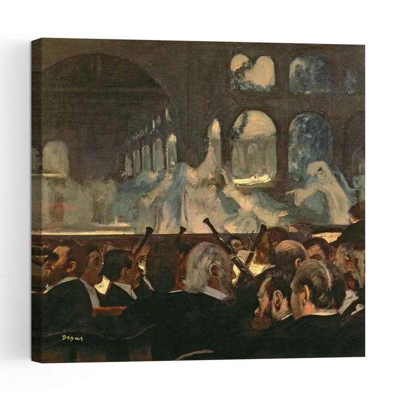Scène de ballet de Robert le Diable par Meyerbeer, 1876. Estampe d'art mural contemporaine abstraite impressionniste.