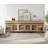 Modern TV Stand With Glass Doors For 110 Inch Tvs, 3 In 1 Entertainment Center Console With 3 Drawers And Metal Base For Living Room, Bedroom-644339056-644339052