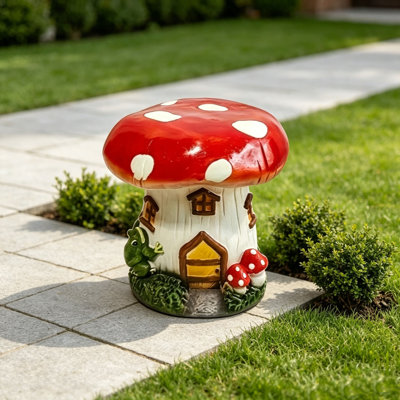 Tabouret de jardin en résine 13,4 po