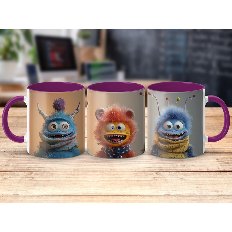 Ceramic Coffee Mug, Purple