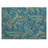 2' X 3' Navy Blue Paisley Washable Non Skid Indoor Outdoor Area Rug