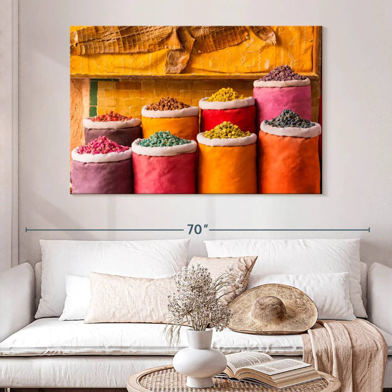 Yarlin Marrakesh Spice Souk, 34" H x 51" W