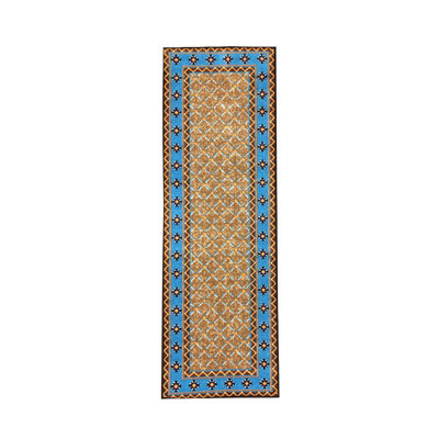 Rachapudi Geometric Synthetic Non-Skid Kitchen Mat