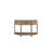 Curved 1-Drawer Console Table - Toffee