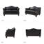 Causeuse en cuir véritable Fiete-70224151