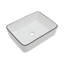 Lavabo de salle de bain vasque rectangulaire en céramique 16 x 12 pouces-94339059