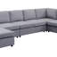 Canapé modulaire 146,5 po avec méridienne réversible-1651417929