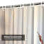 Rideau de douche romantique avec 12 crochets Sandy Beach-1267263402