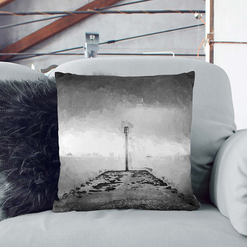 Square Throw Cushion, 55cm H x 55cm W x 20cm D