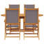 Garden Dining Set Folding Manual 5 Pcs 4-Seater-1354224653