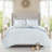 Full/queen Reversible Bedding With Printed Cotton Fabric