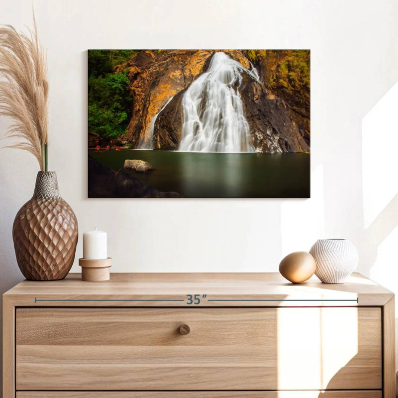 Kerrick India's Dudhsagar Falls, 16" H x 24" W