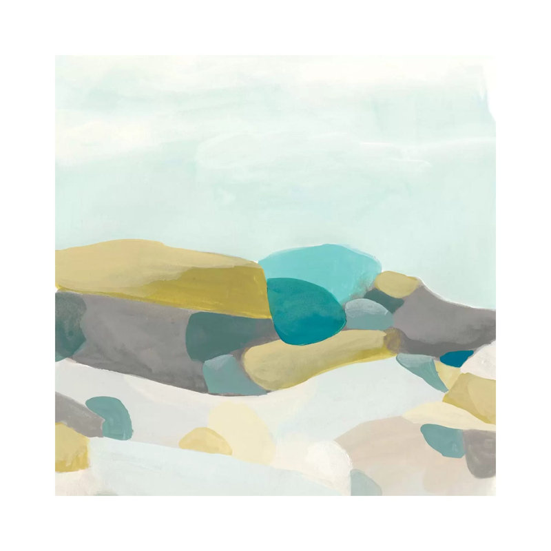 Fieldscape Vista II by June Erica Vess - Wrapped Canvas Painting, 30.48 cm H x 30.48 cm W